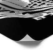 MHW-MetallEmblem Poster (Ecke)