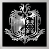 MHW-MetallEmblem Poster (Vorne)