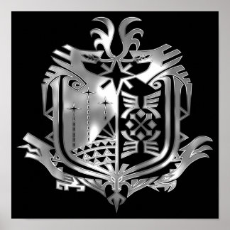 MHW-MetallEmblem Poster