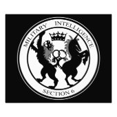 MI6-Logo Fotodruck (Vorne)