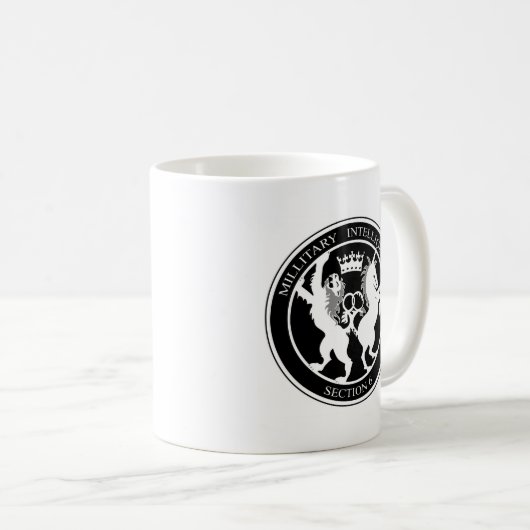 MI6-Logo Kaffeetasse (VorderseiteRechts)