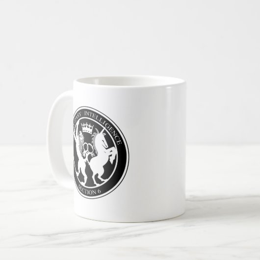 MI6-Logo Kaffeetasse (Vorderseite Links)