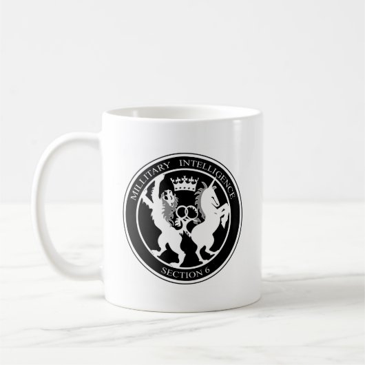 MI6-Logo Kaffeetasse (Links)