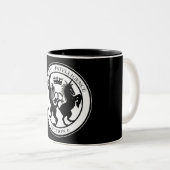 MI6-Logo Zweifarbige Tasse (VorderseiteRechts)