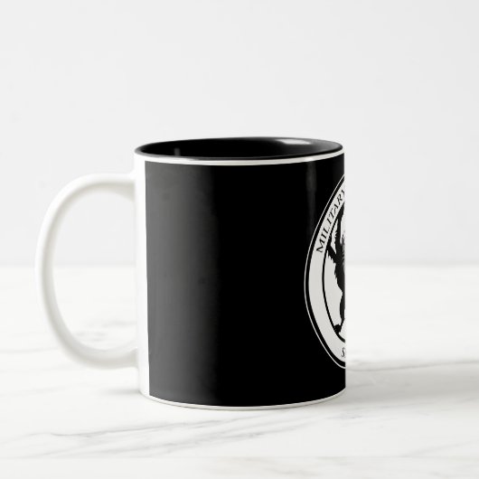 MI6-Logo Zweifarbige Tasse (Links)