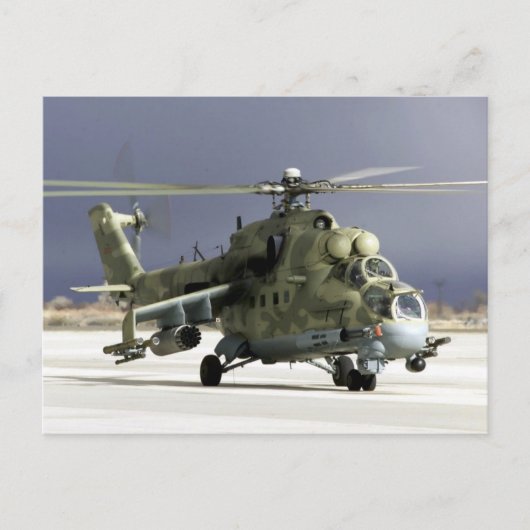 MI-24 Hind Postkarte (Vorderseite)