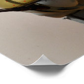 Mi-35 Hind Hubschrauber mit Luftwaffe Poster (Ecke)