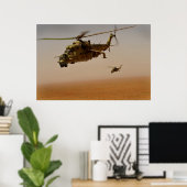 MI-35 Hind Hubschrauber Poster (Heimbüro)