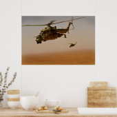 MI-35 Hind Hubschrauber Poster (Küche)