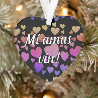 Mi amas vin! (Anpassbar) Ornament