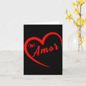 Mi Amor Valentines San Valentin Dia Del Amor Spani Karte (Gelbe Blume)