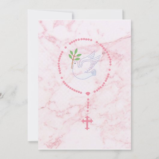 Mi Bautismo Einladung (Rückseite)