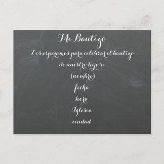 Mi Bautizo Einladung