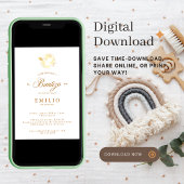 Mi Bautizo Gold Dove Spanische Taufe Einladung