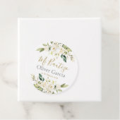 Mi Bautizo Klassischer Rundsticker Geschenkanhänger (Beispiel)