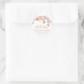 Mi Bautizo Rosa Rosa Aufkleber (Tasche)