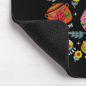 Mi Burrito Sabanero Mexican Tuki Tuki Latino Xmas  Mousepad (Ecke)