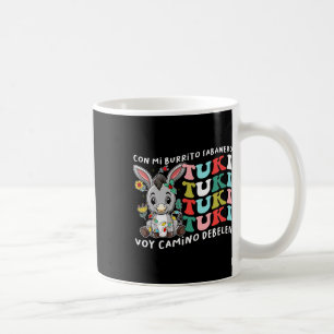 Mi Burrito Sabanero Mexican Tuki Tuki Tuki Donkey  Kaffeetasse