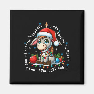 Mi Burrito Sabynero mexikanischer WeihnachtsDonkey Magnet