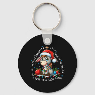 Mi Burrito Sabynero mexikanischer WeihnachtsDonkey Schlüsselanhänger