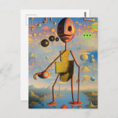 Mi cara de guerra - Ken Gage Schöne Landschaft Postkarte (Vorne/Hinten)