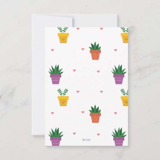 Mi casa es casa nueva Neue Zuhause-Adresse Ankündigung (Rückseite)