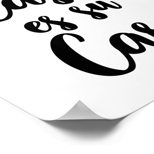 Mi casa es su casa poster (Ecke)