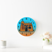 Mi Casa Es Su Casa Runde Wanduhr (Zuhause)