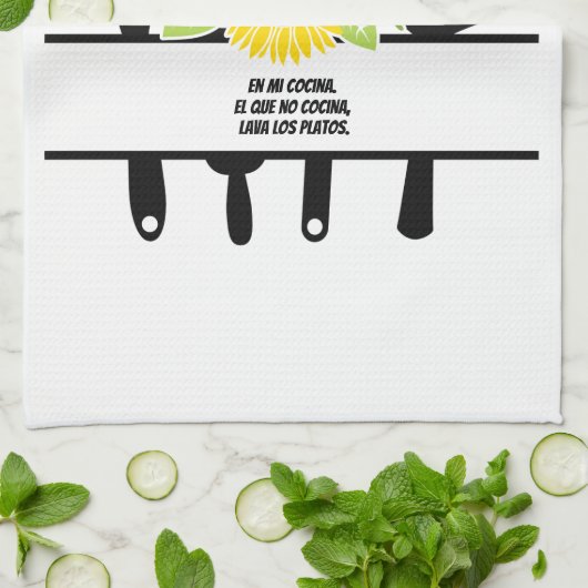 Mi cocina geschirrtuch (Gefaltet)