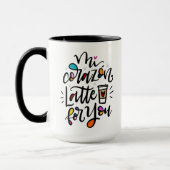 Mi Corazón Latte für SIE Tasse (Links)