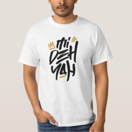 Mi Deh Yah Rasta Sprichwort Graffiti Tag Style Reg T-Shirt