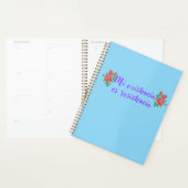 Mi existencia es resistencia mit Rose-Planer Planer (Anzeige)