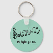 Mi fajfas pri tio. schlüsselanhänger (Vorderseite)