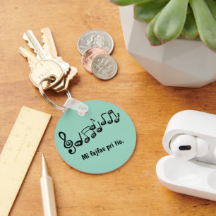 Mi fajfas pri tio. schlüsselanhänger