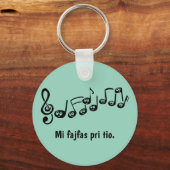 Mi fajfas pri tio. schlüsselanhänger (Vorderseite)