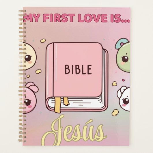 Mi first love is Jesús Agenda Planer (Vorderseite)