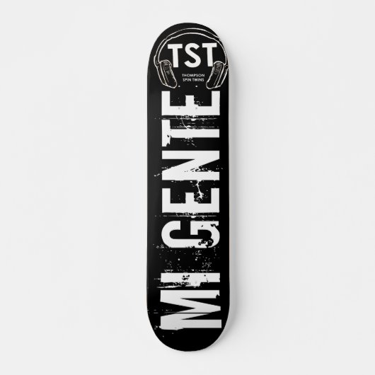 MI GENTE Skateboard, 7¾ Zoll Deck Skateboard (Vorne)