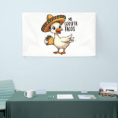 Mi Goose ta tacos Funny mexikanische Taco Liebhabe Banner (Messeveranstaltung)