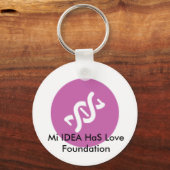 Mi IDEA HaS Liebe Foundation Schlüsselanhänger Pin (Vorderseite)