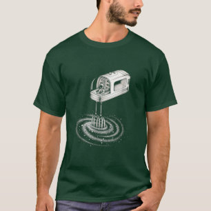 Mi it Hand Mier Astronaut Electric Galay Milky Way T-Shirt