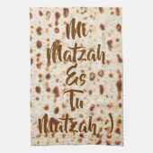 Mi Matzah Es Tu Matzah Geschirrtuch (Vertikal)