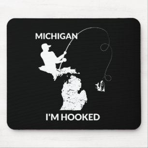 Mi Michigan Angel-Jersey Geschenk für Fischer und Mousepad