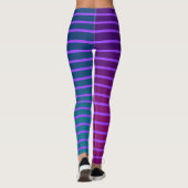 Mi-Parti Gradient Stripes Leggings (Rückseite)