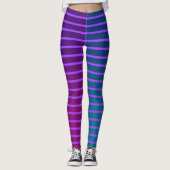 Mi-Parti Gradient Stripes Leggings (Vorderseite)