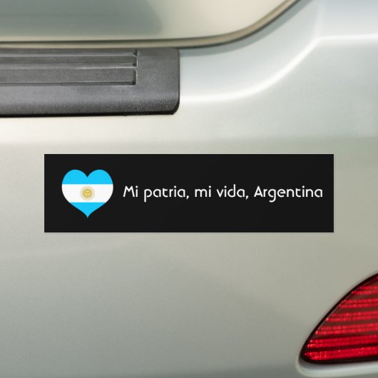 MI patria, MI vida, Argentinien Autoaufkleber (Auf Auto)