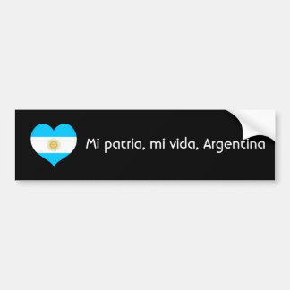 MI patria, MI vida, Argentinien Autoaufkleber