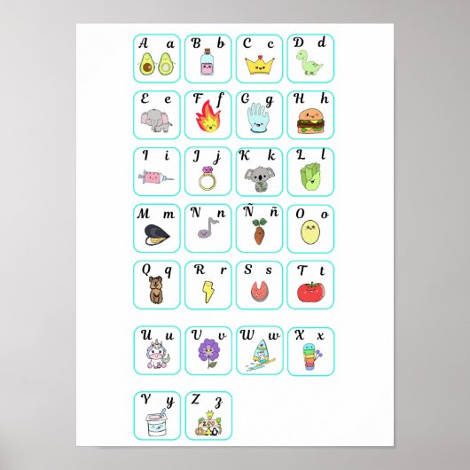Mi primer abecedario poster (Vorne)