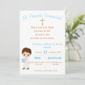 Mi Primera Comunion Einladung (Stehend Vorderseite)