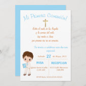 Mi Primera Comunion Einladung (Vorne/Hinten)