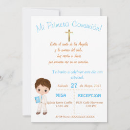 Mi Primera Comunion Einladung